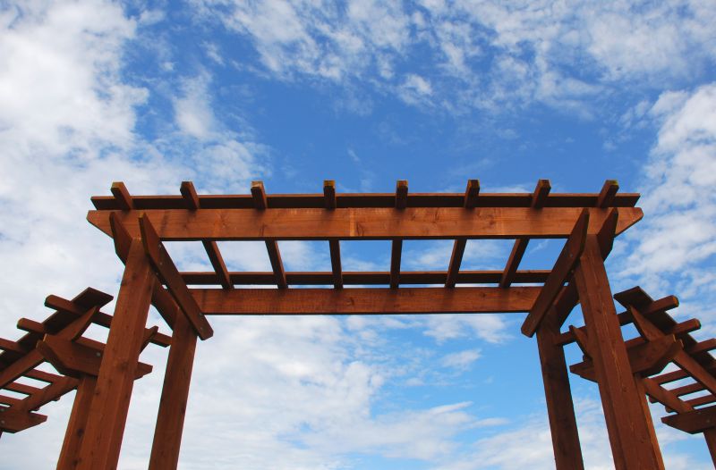 Pergola Construction in Progress