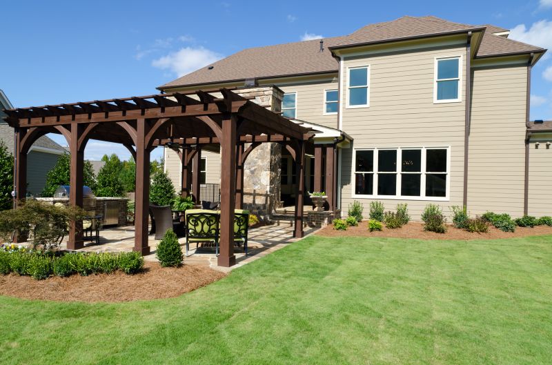 Outdoor Pergola Setup